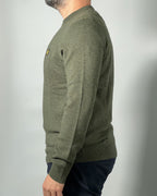 LYLE & SCOTT Maglione uomo girocollo misto lana Verde