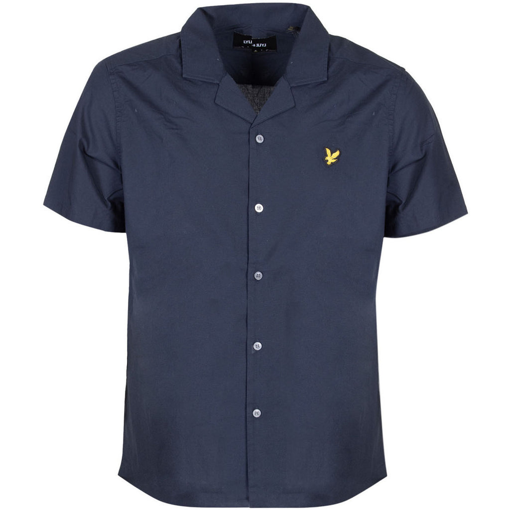 Lyle & Scott Camicia da uomo Poplin Resort SW2012V Blu scuro