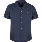 Lyle & Scott Camicia da uomo Poplin Resort SW2012V Blu scuro