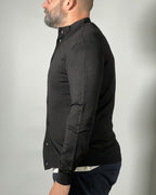 Cardigan Uomo MORO – Maglia con Bottoni e Collo Coreano