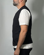 Gilet Uomo MORO – Maglia Smanicata con Bottoni