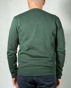 LYLE & SCOTT Felpa girocollo con retro spazzolato Verde Scuro ML1131V