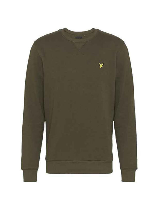 Lyle & Scott  Felpa girocollo con retro spazzolato Verde Oliva  ML1131V