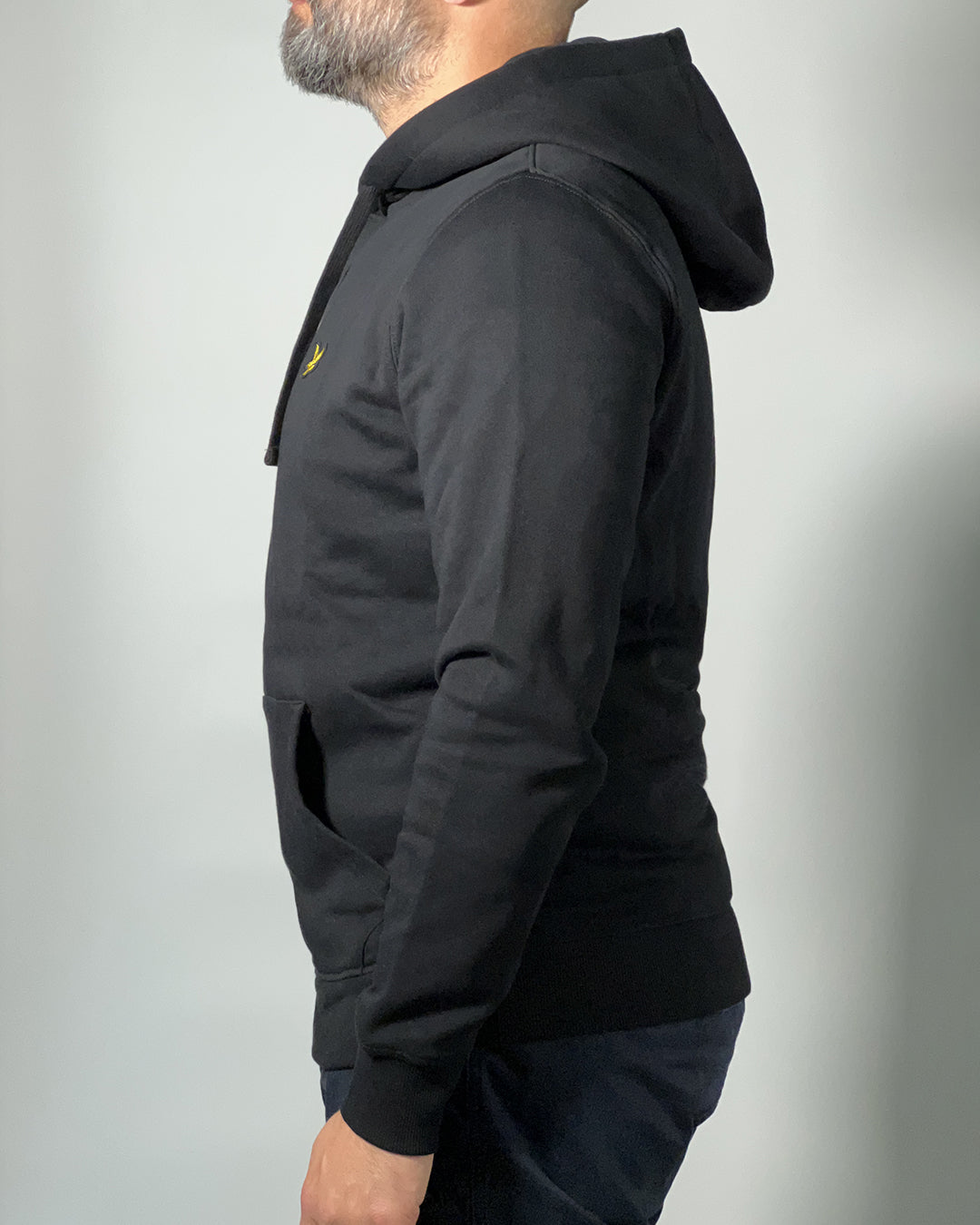 LYLE & SCOTT Felpa con cappuccio nera ML1139V Jet Black