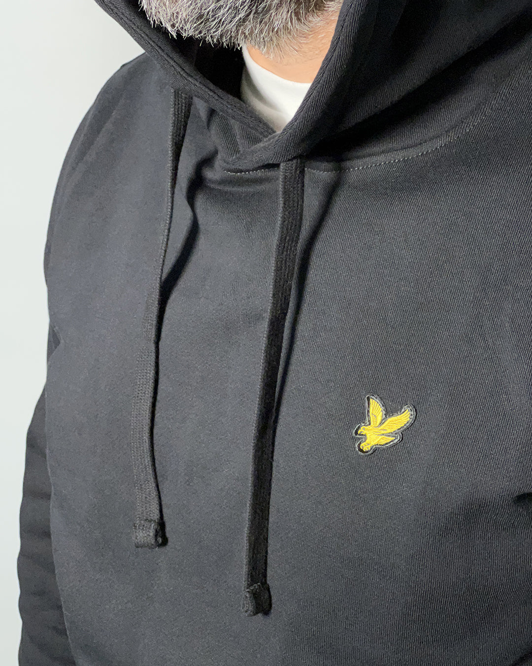 LYLE & SCOTT Felpa con cappuccio nera ML1139V Jet Black