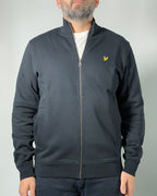 LYLE & SCOTT Felpa Uomo Full Zip Effetto Spazzolato – Stile Casual Sportivo
