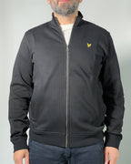 LYLE & SCOTT Felpa Uomo Full Zip Effetto Spazzolato – Stile Casual Sportivo