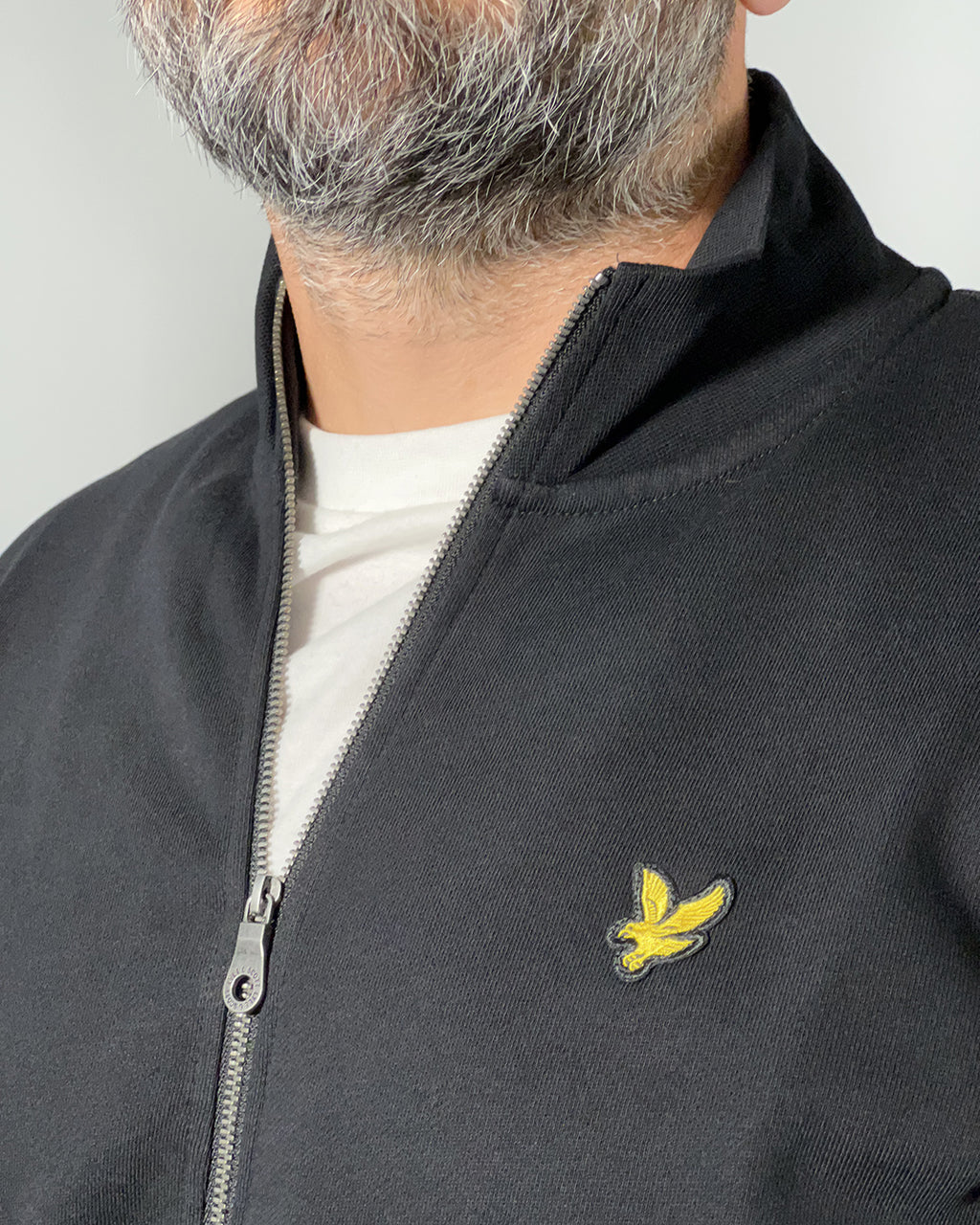 LYLE & SCOTT Felpa Uomo Full Zip Effetto Spazzolato – Stile Casual Sportivo