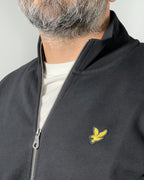 LYLE & SCOTT Felpa Uomo Full Zip Effetto Spazzolato – Stile Casual Sportivo