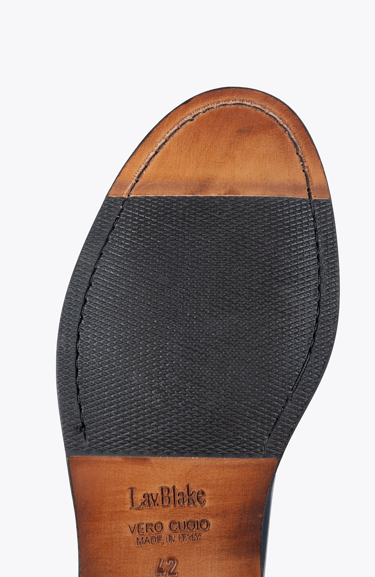 MUSTO ARTIGIANI Mocassino Blu in Pelle Lucida Abrasivata