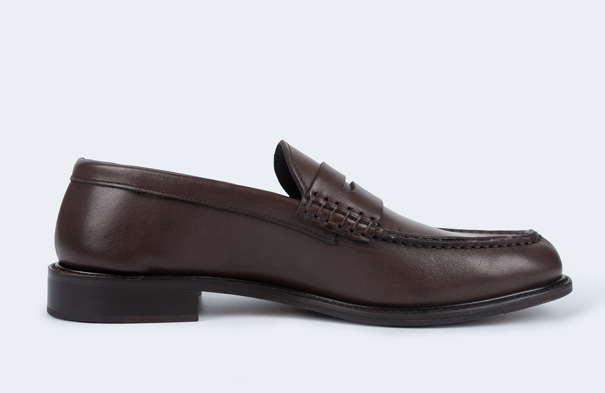 MUSTO ARTIGIANI Mocassino Uomo In Pelle Marrone