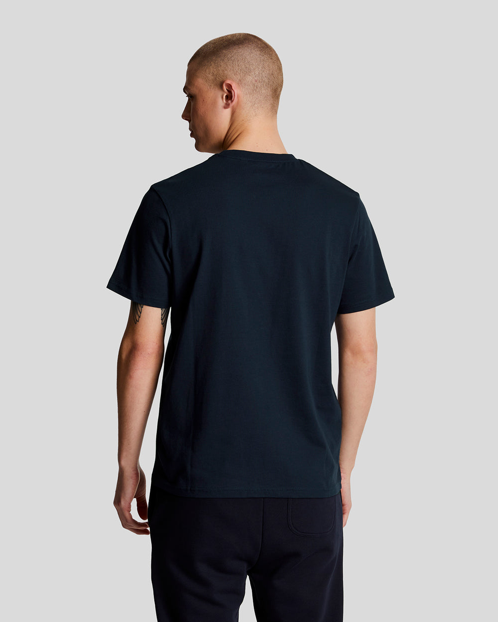 Lyle & Scott T-Shirt da uomo Plain Dark Navy