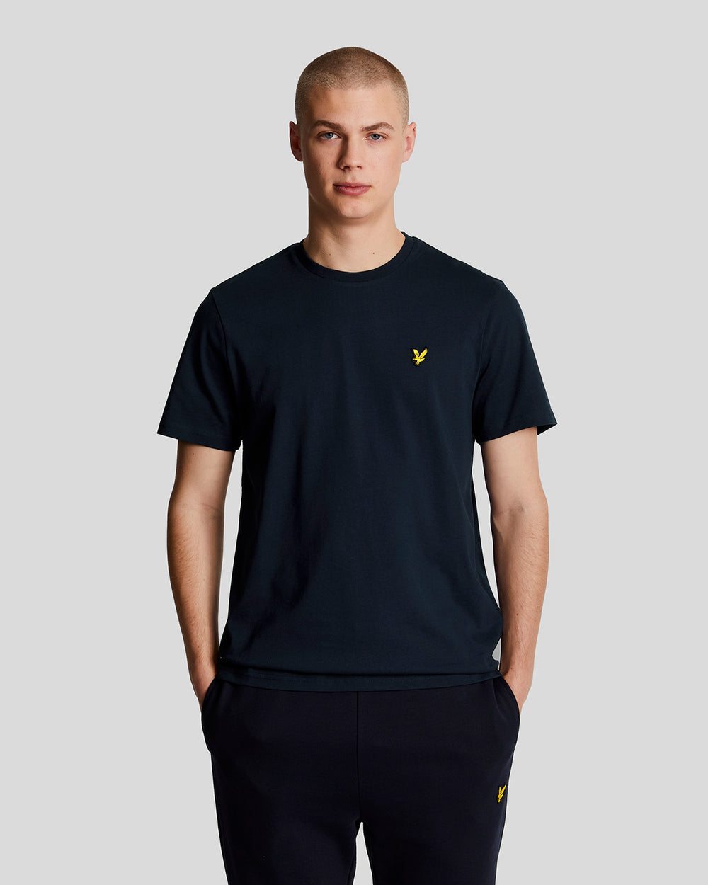 Lyle & Scott T-Shirt da uomo Plain Dark Navy