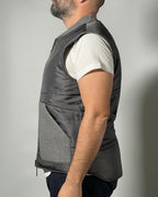 Giubbotto Smanicato Reversibile OVER/D – Due Stili in Uno