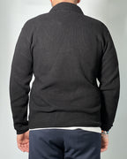 Giacca Cardigan Doppio Petto OVER/D Nera – Eleganza e Comfort in Stile Contemporaneo