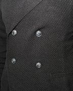 Giacca Cardigan Doppio Petto OVER/D Nera – Eleganza e Comfort in Stile Contemporaneo