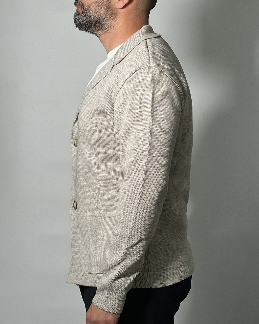 Giacca Cardigan 2 Bottoni OVER/D – Eleganza Casual e Comfort di Alta Qualità