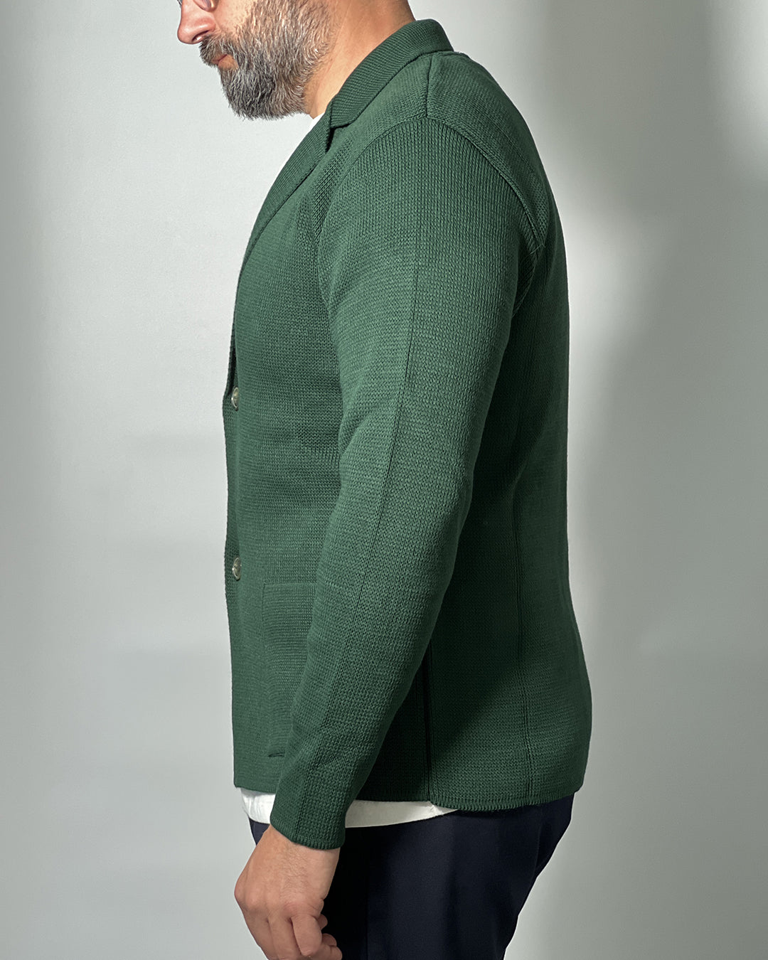 Giacca Cardigan 2 Bottoni OVER/D – Eleganza Casual e Comfort di Alta Qualità