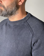 Maglione Uomo OVER/D Girocollo – Stile Pulito e Comfort Everyday