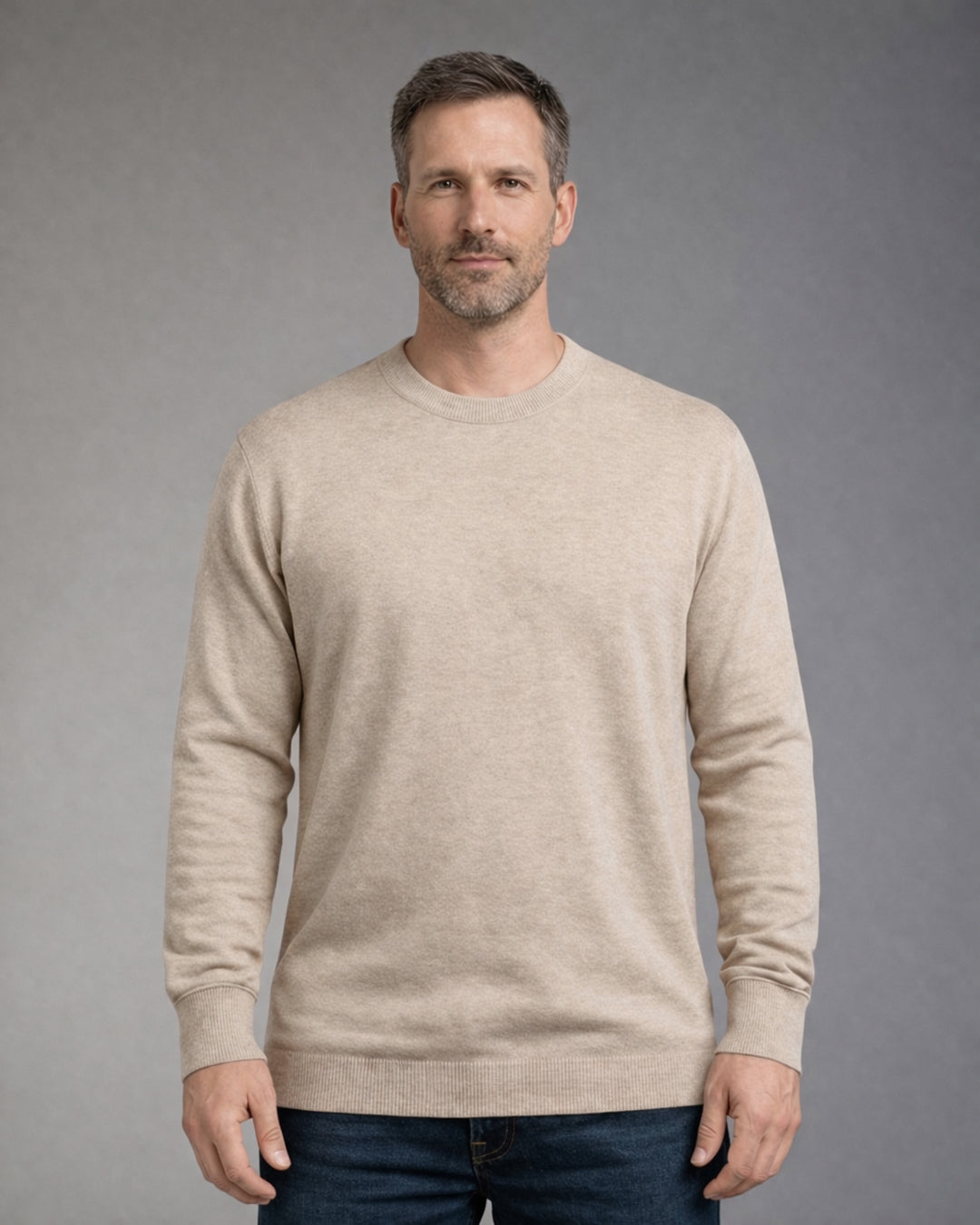 Pullover Estivo Uomo Over/D Paricollo in Cotone