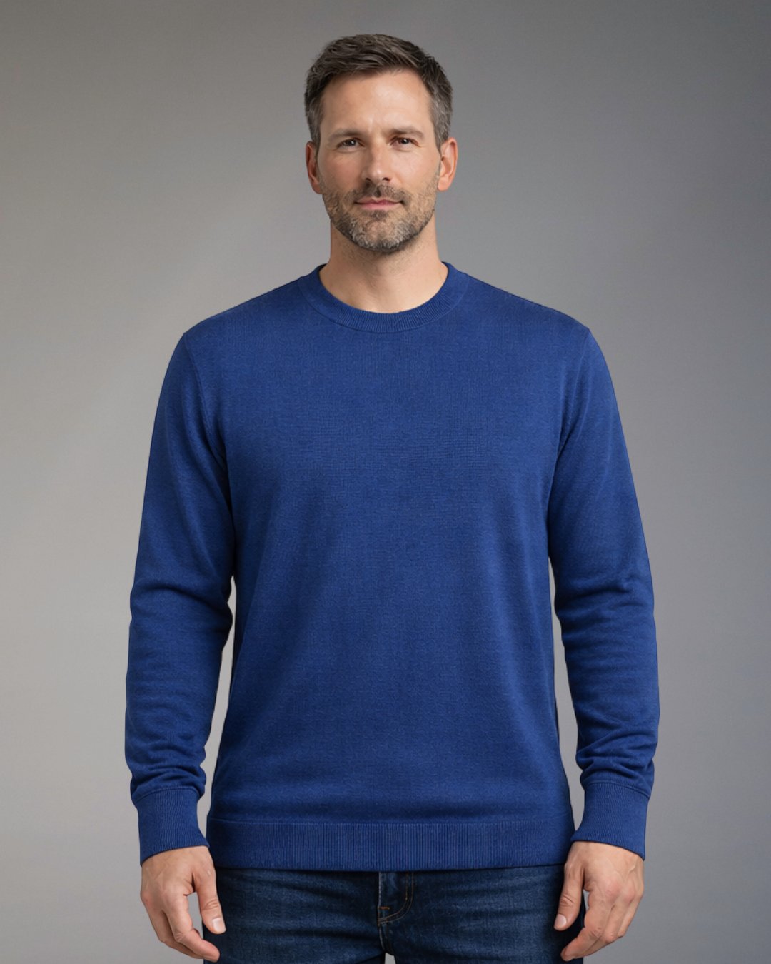 Pullover Estivo Uomo Over/D Paricollo in Cotone