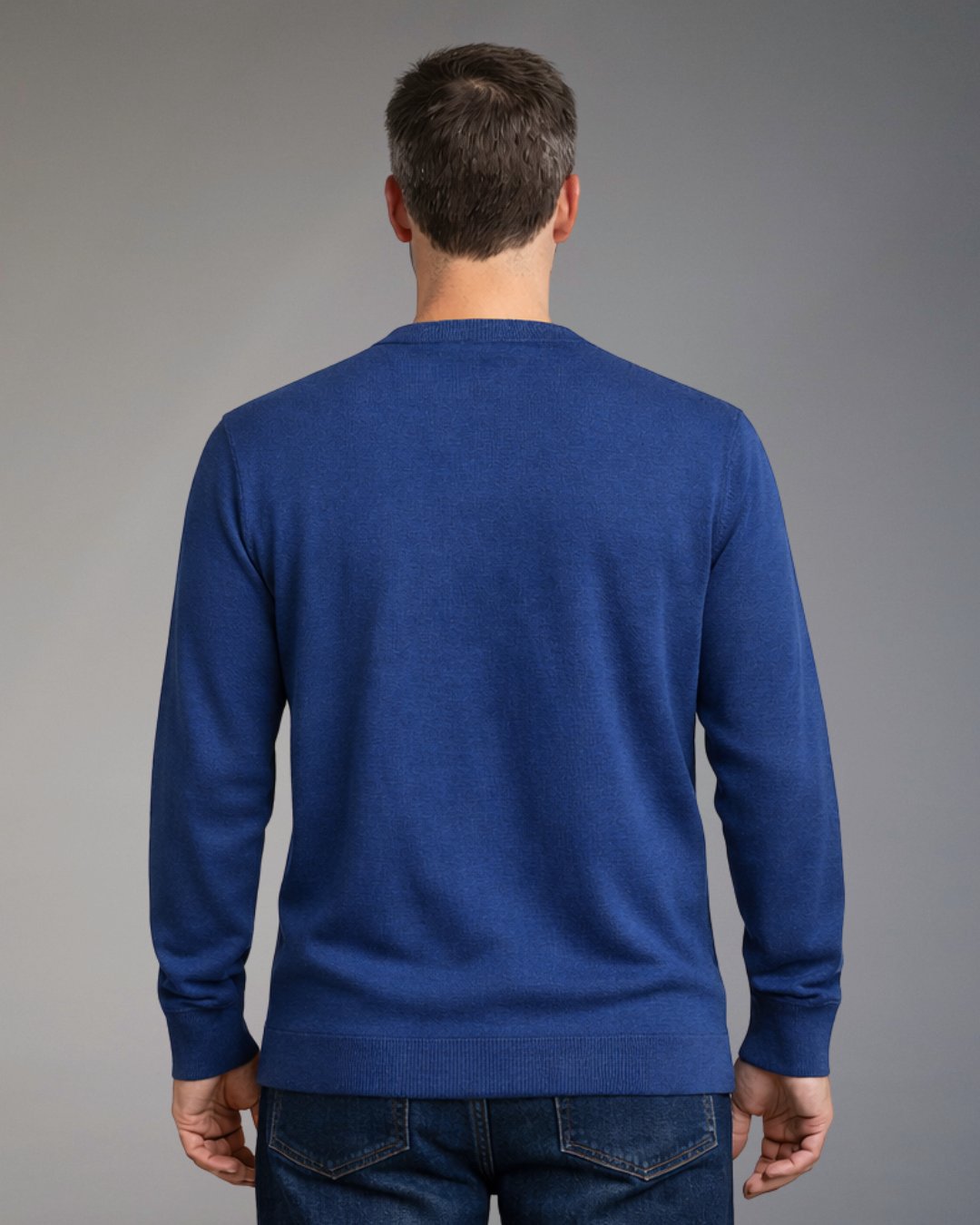 Pullover Estivo Uomo Over/D Paricollo in Cotone