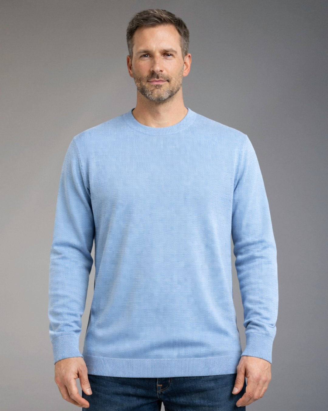 Pullover Estivo Uomo Over/D Paricollo in Cotone
