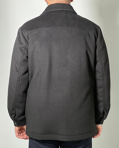 Cappotto Overshirt OVER/D con Tasche a Toppa – Stile Moderno e Comfort