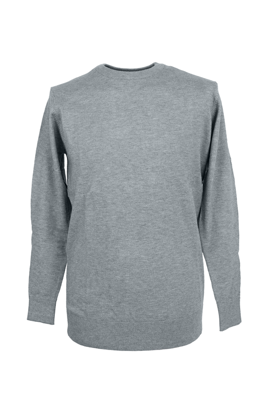 Over/D Maglia paricollo grigio melange