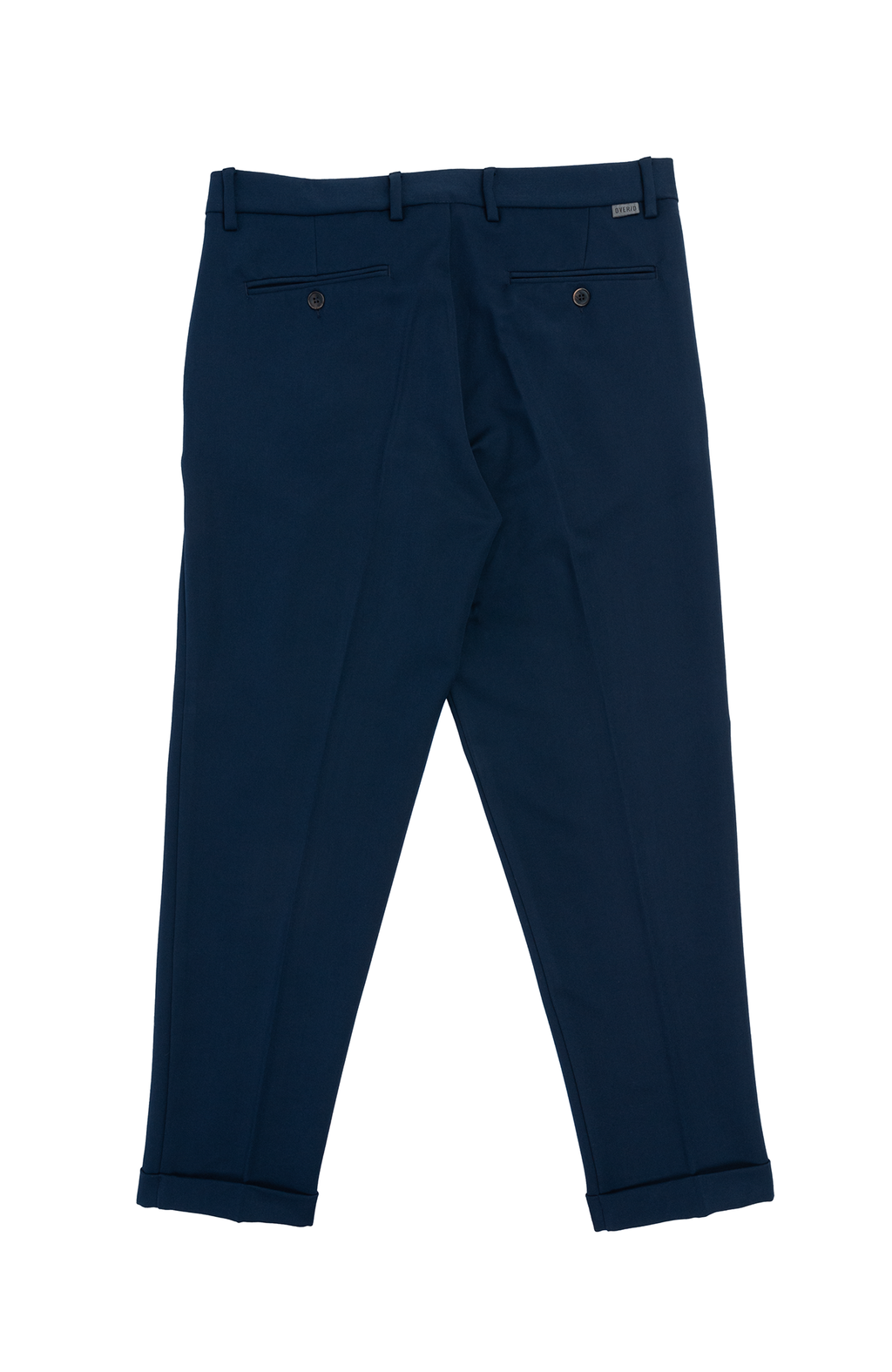 Pantalone Over/D Blu Tapered Fit 1 Pince e Tasche Doppio Filetto