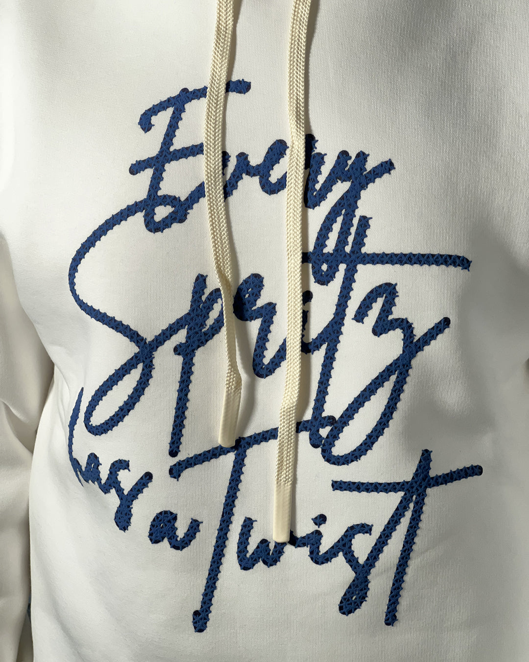 Felpa OVER/D con cappuccio e  Stampa Grafica “Every Spritz has a twist”