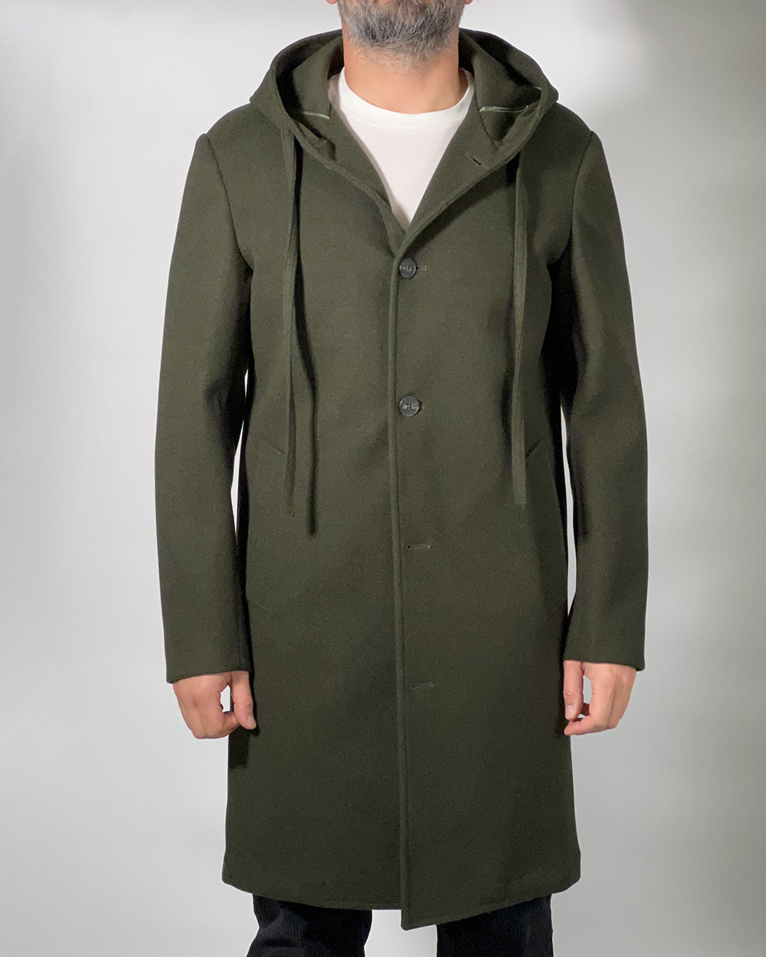 Parka Uomo OVER/D – Cappotto Lungo con Cappuccio, Stile Urban