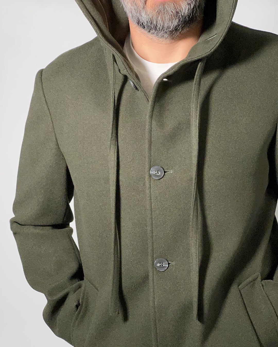 Parka Uomo OVER/D – Cappotto Lungo con Cappuccio, Stile Urban