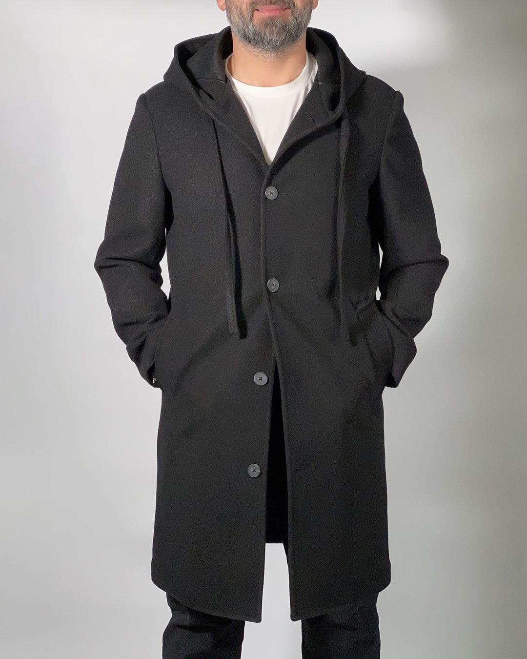 Parka Uomo OVER/D – Cappotto Lungo con Cappuccio, Stile Urban