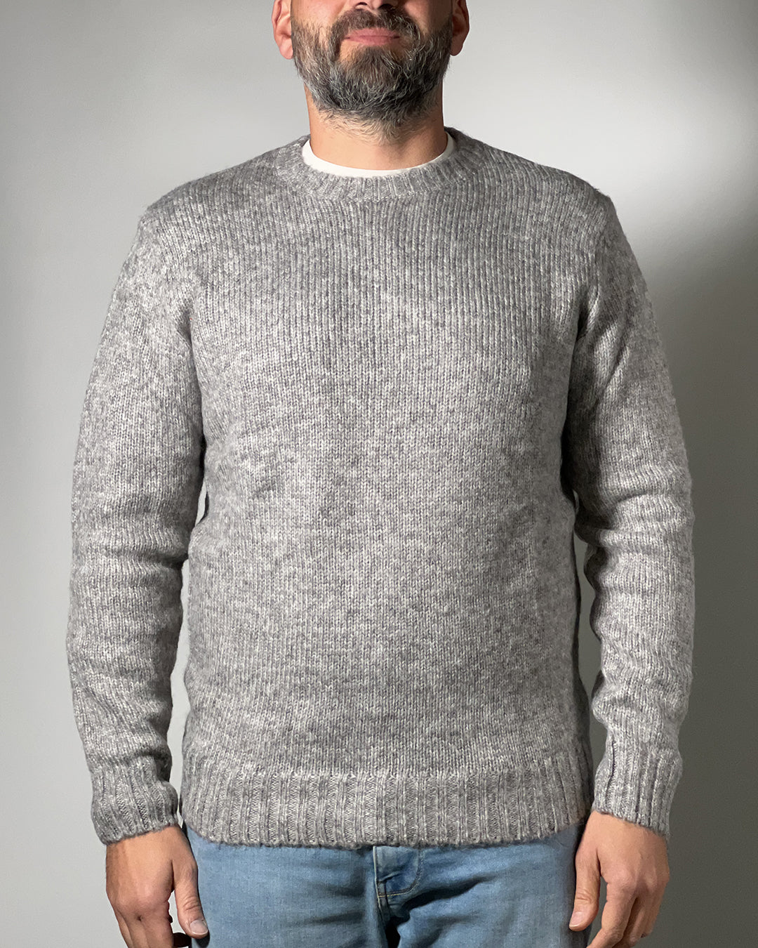 Maglione Uomo OVER/D Girocollo - Classico paricollo