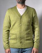 Cardigan Uomo OVER/D in Lana con Tasche a Toppa