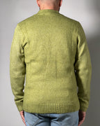 Cardigan Uomo OVER/D in Lana con Tasche a Toppa