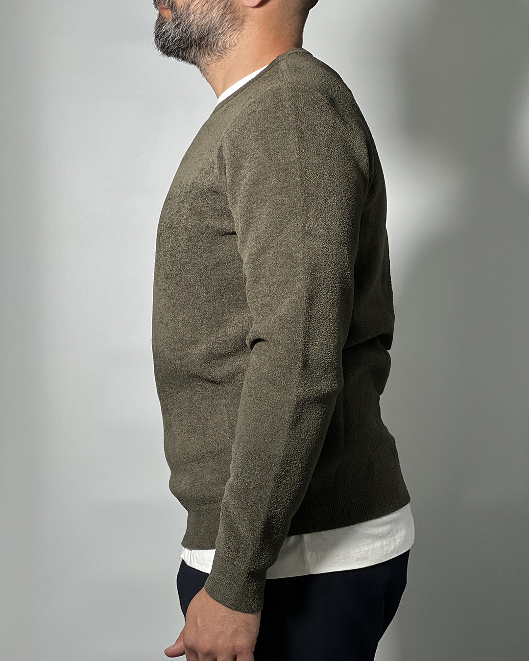 Maglione OVER/D Effetto Spugna – Comfort e Morbidezza per Tutti i Giorni