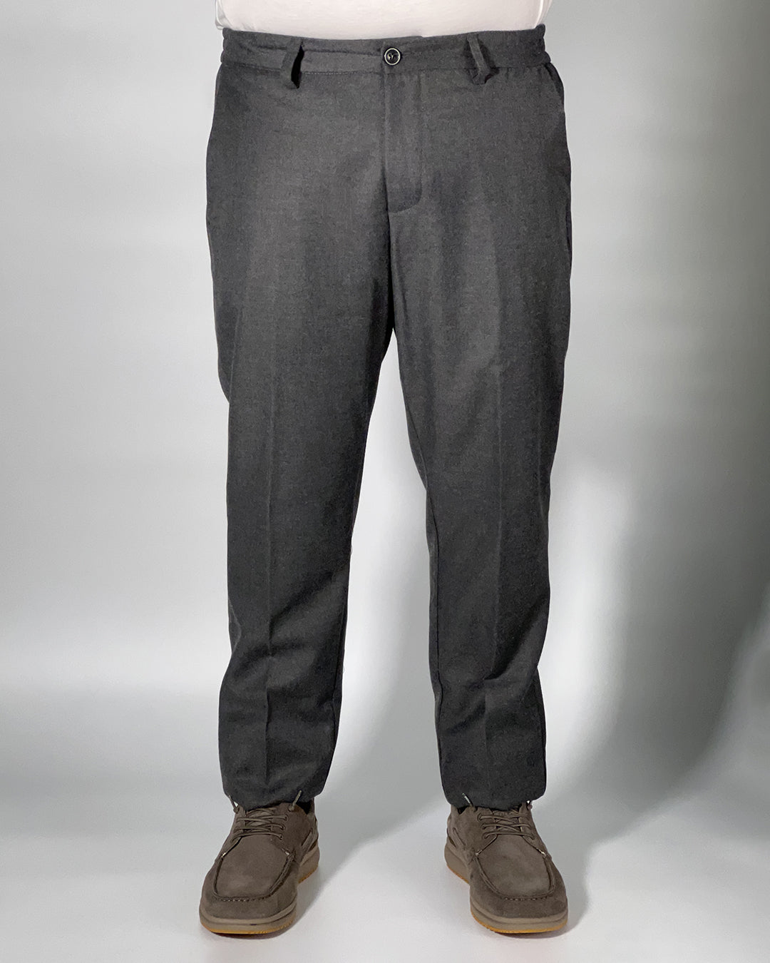 Pantaloni Uomo OVER/D Chino Slim Fit – Pantamolla con Fianchi Elasticizzati