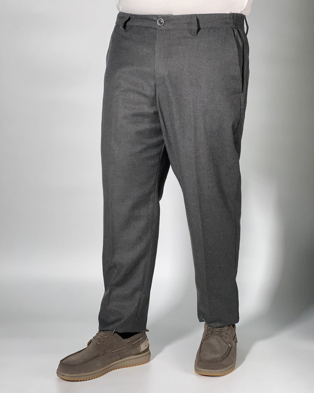 Pantaloni Uomo OVER/D Chino Slim Fit – Pantamolla con Fianchi Elasticizzati