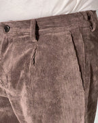 Pantaloni Uomo OVER/D Tapered Fit con Pince – Comfort Elasticizzato