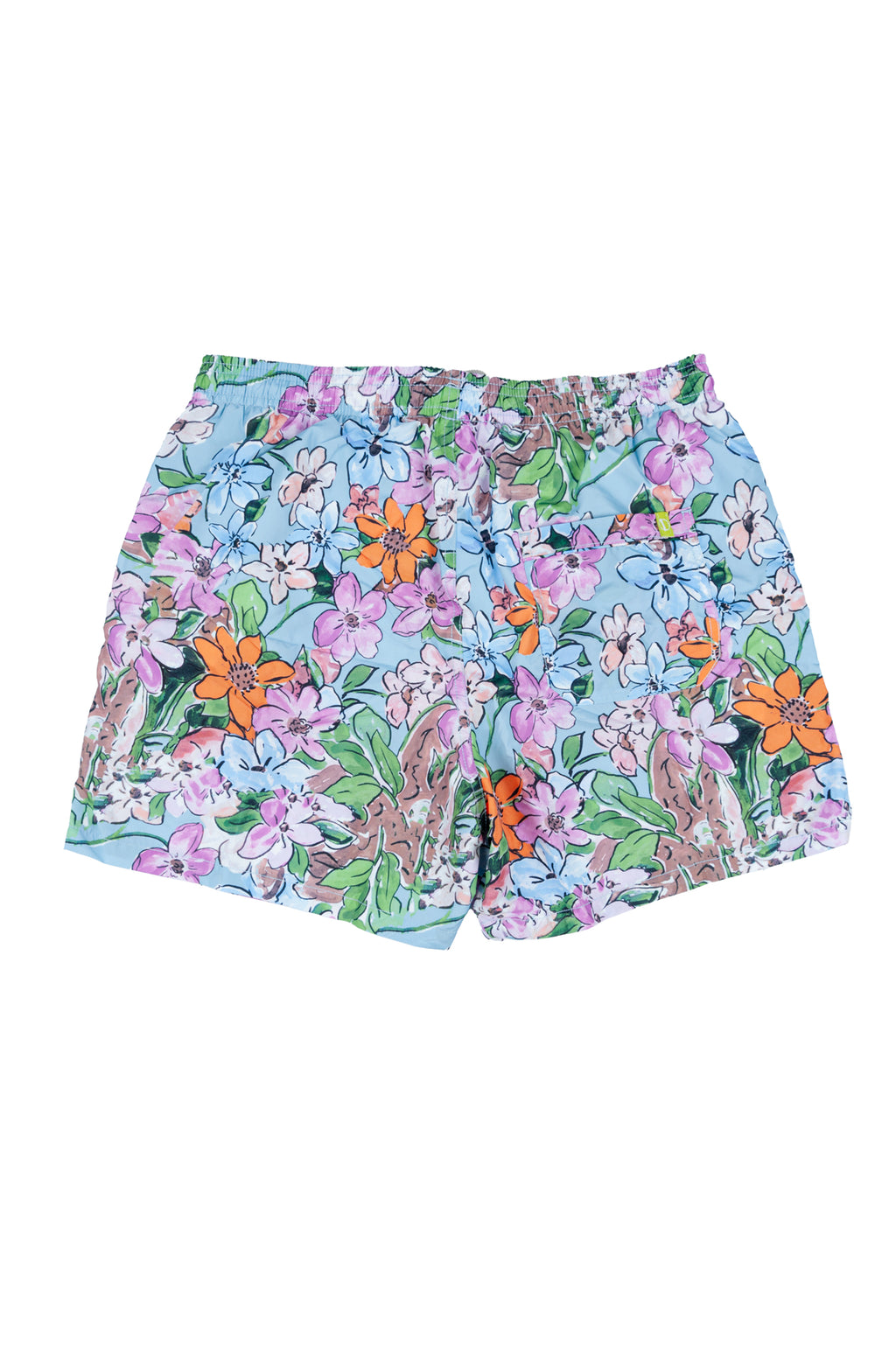 Over/D - Costume da uomo Azzurro motivo a fantasia