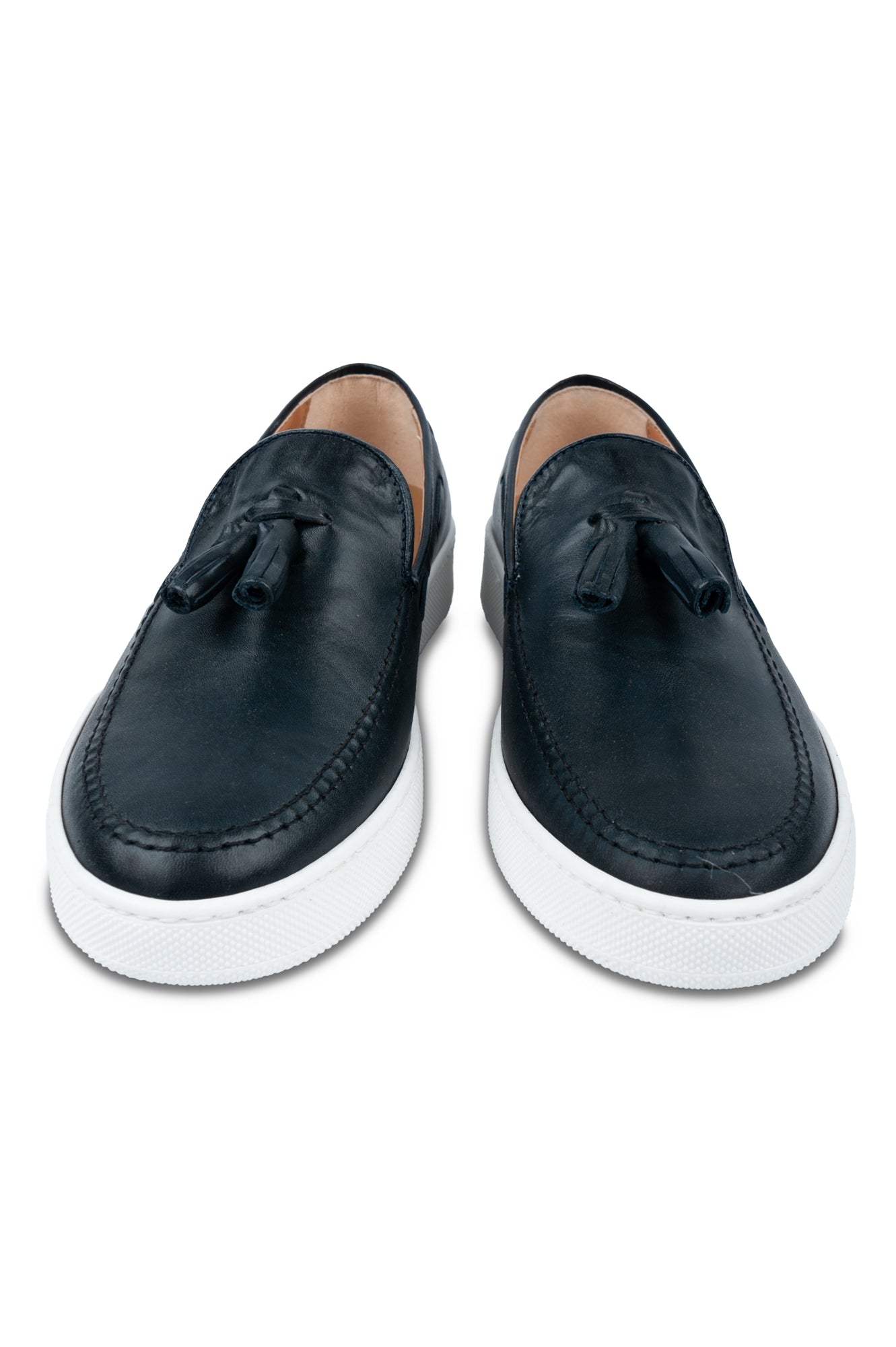 Over/D - Scarpe da uomo Slip on Blu