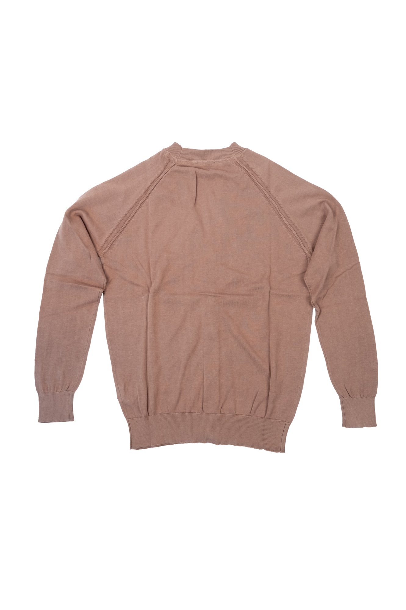 Over/D - Cardigan da uomo scollo a V Raglan Fango