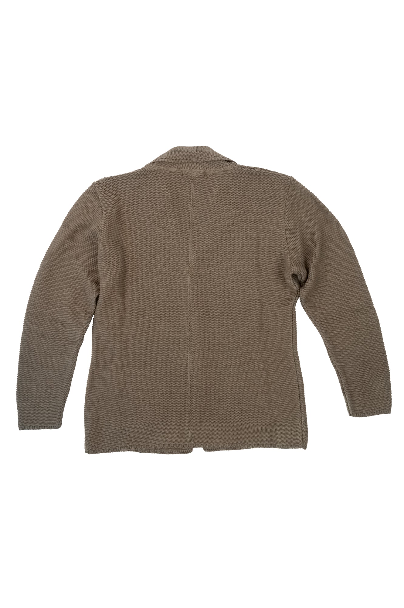 Over/D - Giacca Cardigan collo revers Verde Militare