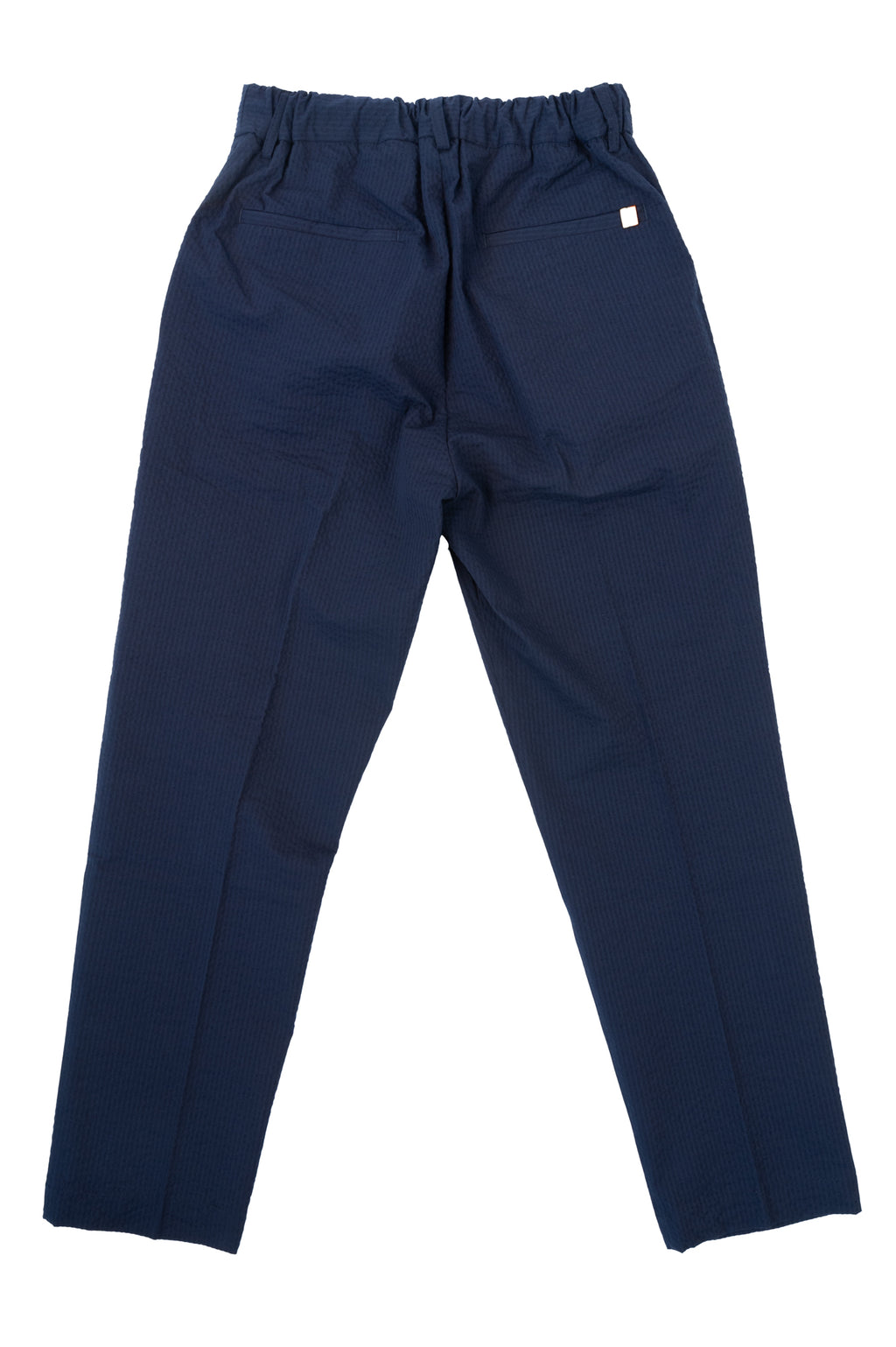 Over/D - Pantaloni Capri Slim fit Blu con coulisse