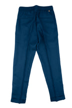 Over/D - Pantaloni da uomo in lino Blu