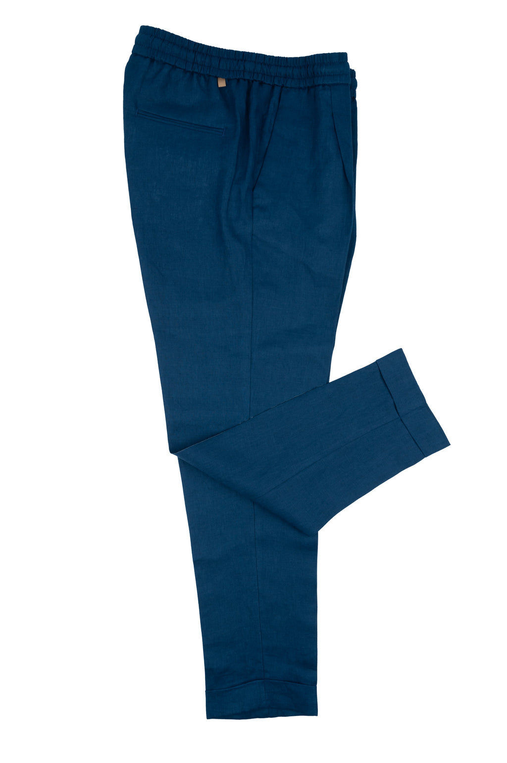 Over/D - Pantaloni da uomo in lino Blu