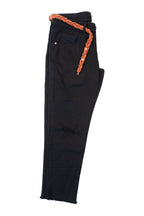 Over/D - Pantaloni da uomo Destroyed skinny Nero