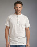 T-Shirt Uomo Over/D Serafino a Maniche Corte